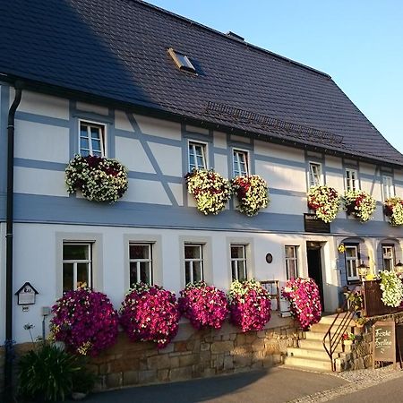 Gasthof Zur Hoffnung Hinterhermsdorf Buitenkant foto