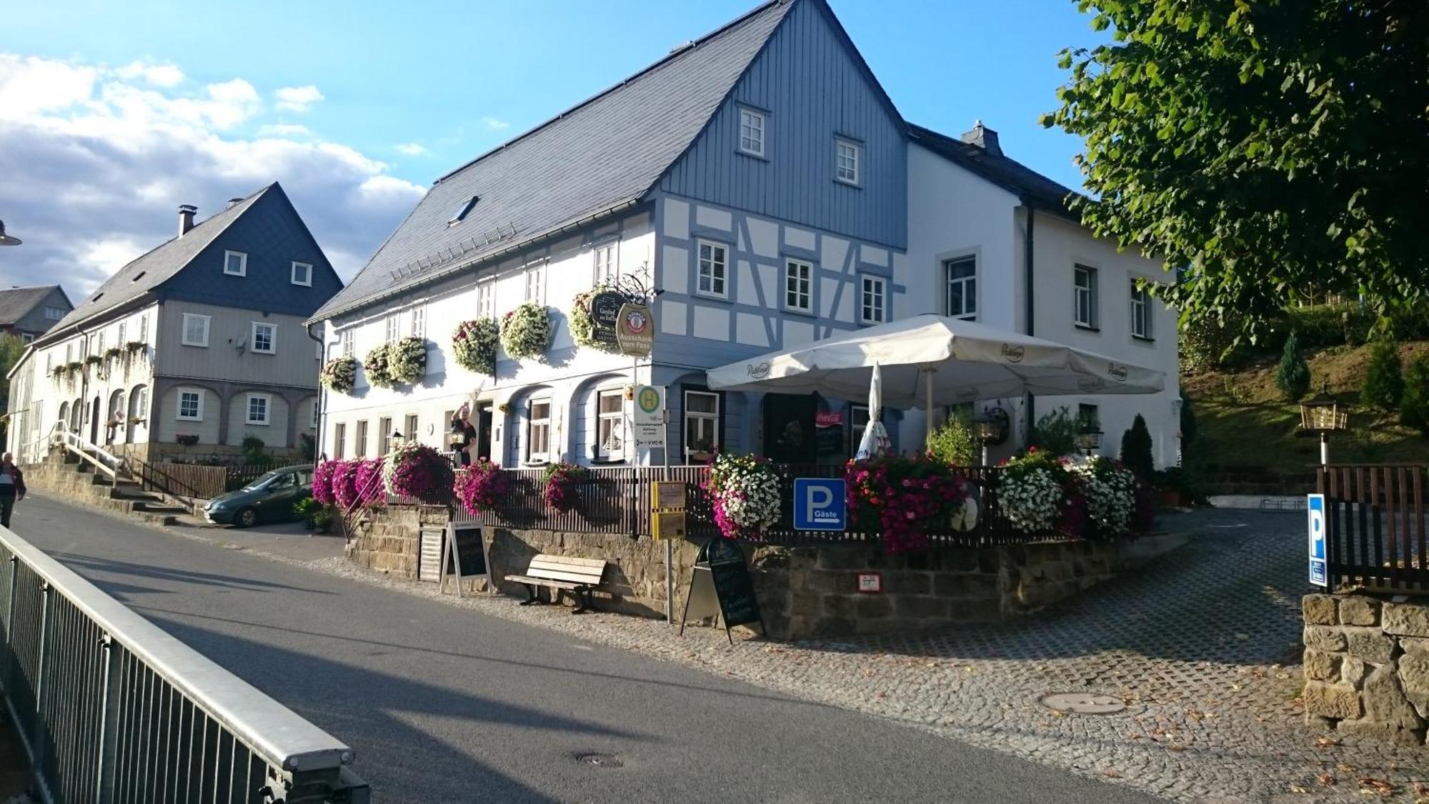 Gasthof Zur Hoffnung Hinterhermsdorf Buitenkant foto