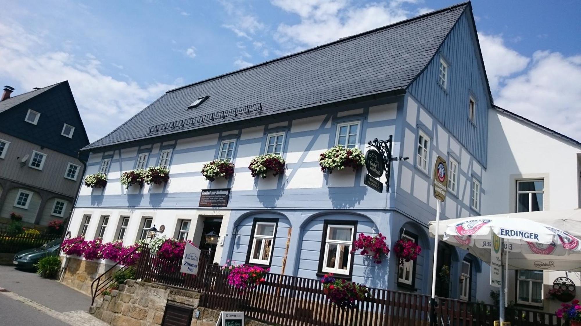 Gasthof Zur Hoffnung Hinterhermsdorf Buitenkant foto