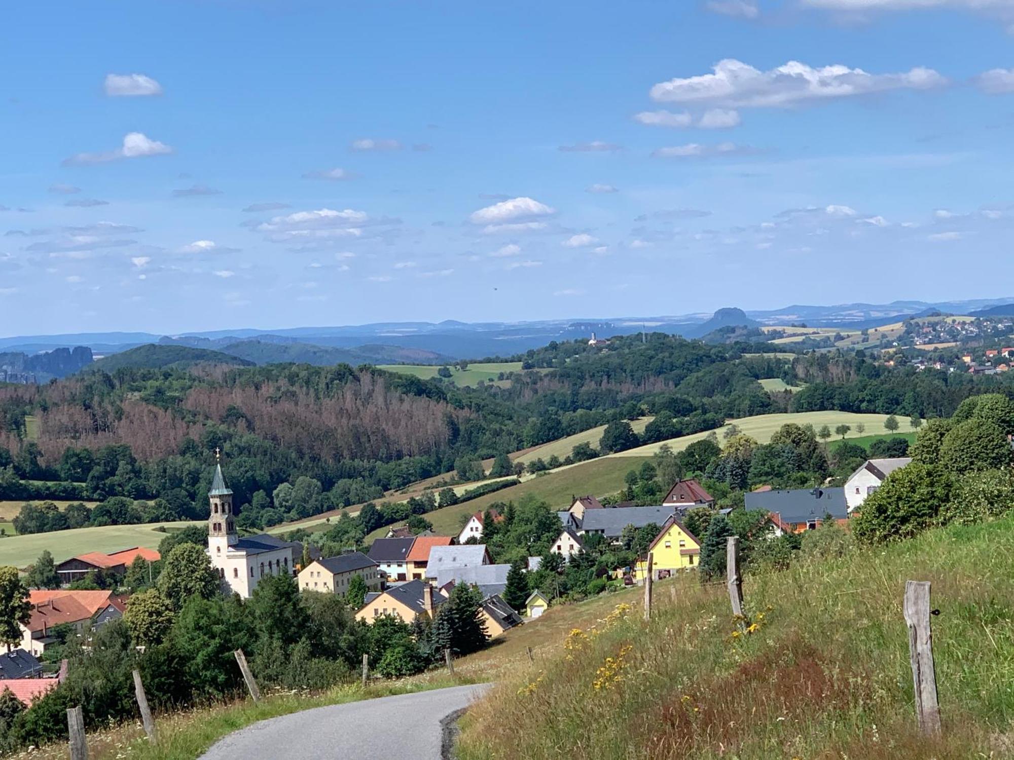 Gasthof Zur Hoffnung Hinterhermsdorf Buitenkant foto