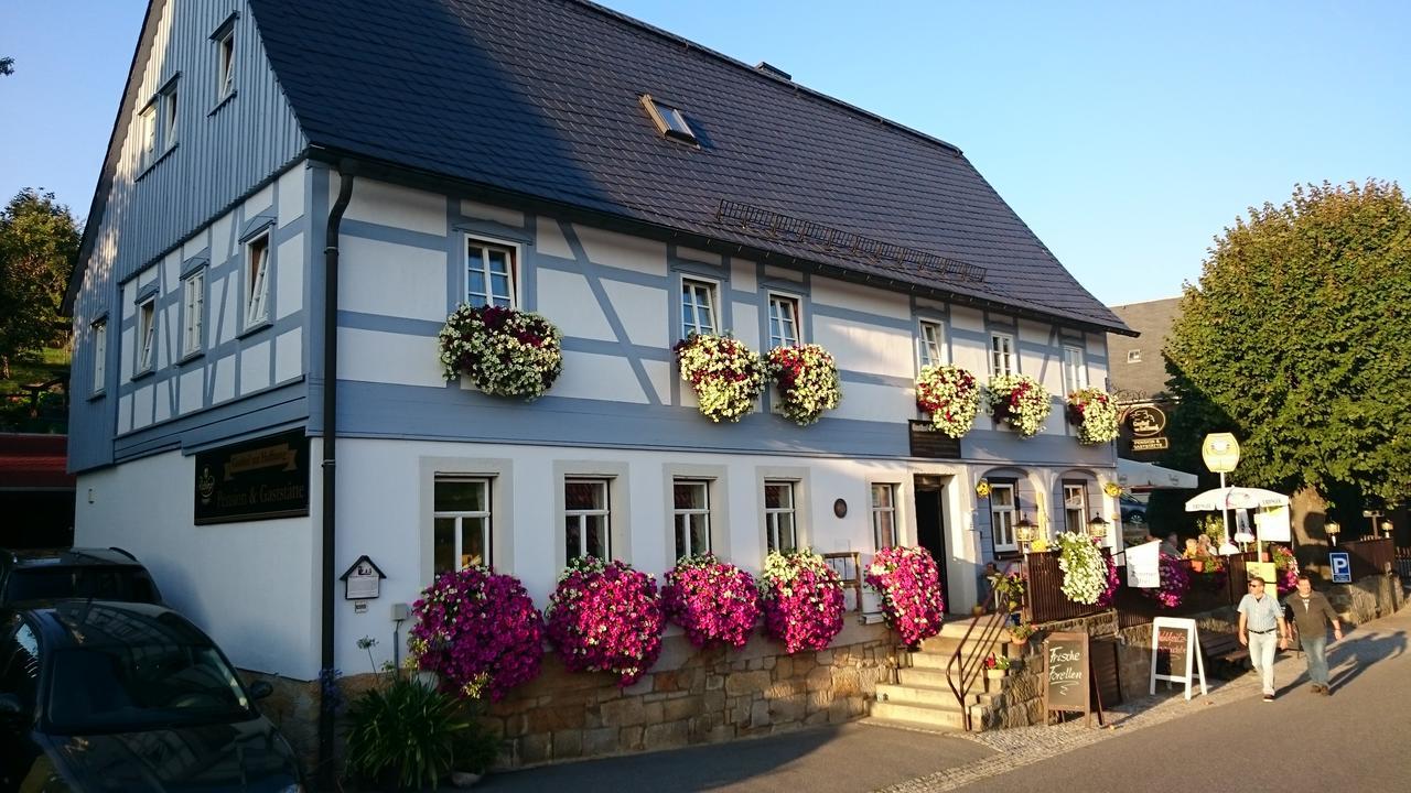 Gasthof Zur Hoffnung Hinterhermsdorf Buitenkant foto