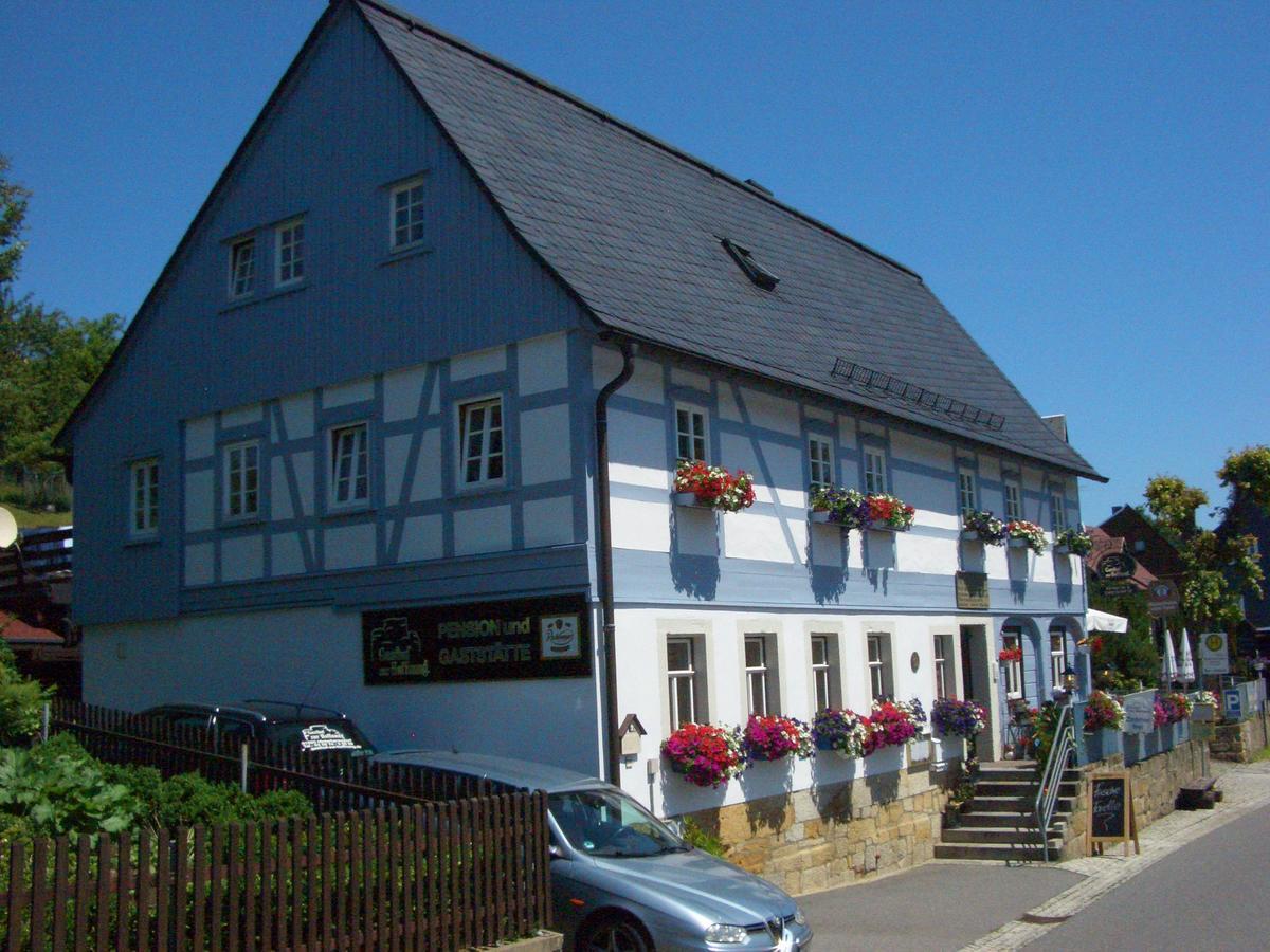 Gasthof Zur Hoffnung Hinterhermsdorf Buitenkant foto